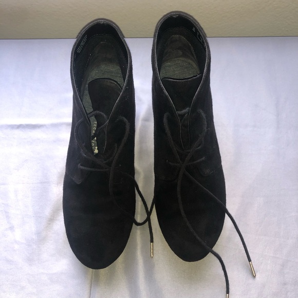 Dr. Scholls Black Suede Booties - Picture 3 of 5